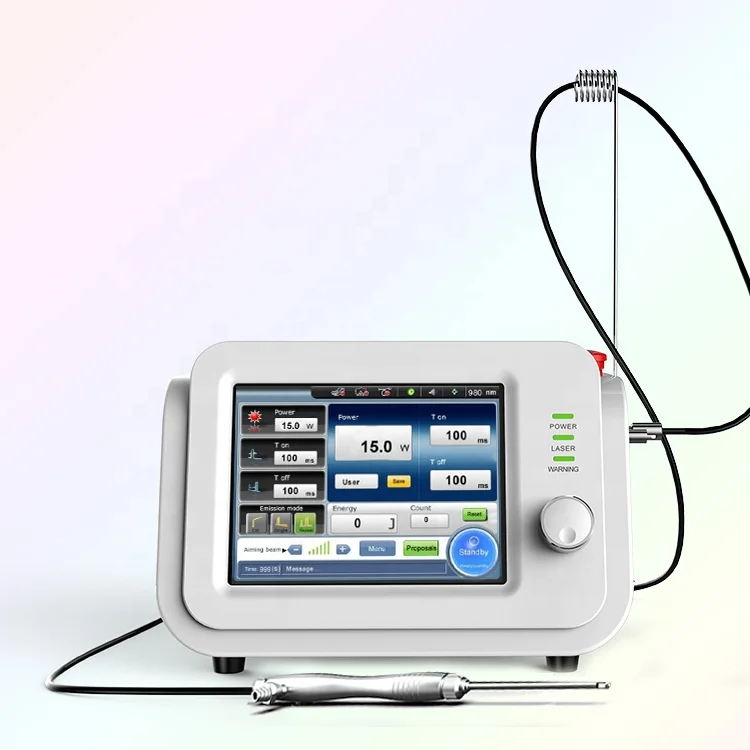 

EVLT machine for Varicose vein removal with 1470nm diode laser
