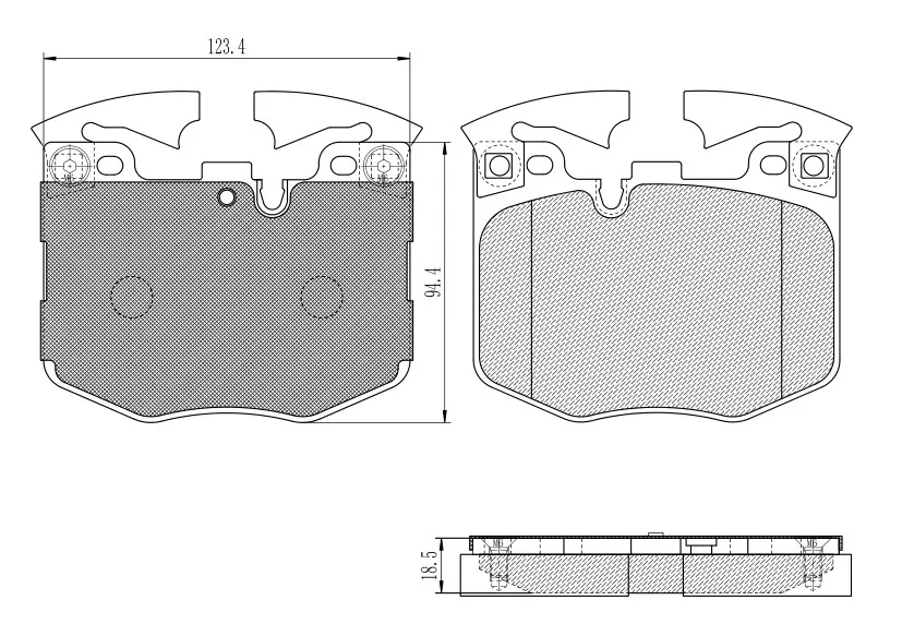 Iso 9001 Chamfered Swift Brake Pads P06099 For Bmw 5 G30 F90 2016 Buy