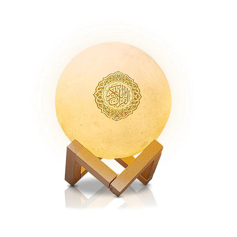

Led Light Electronic Quran Reader Digital Islamic Toy 3D moon lamp touch lamp quran Speaker al