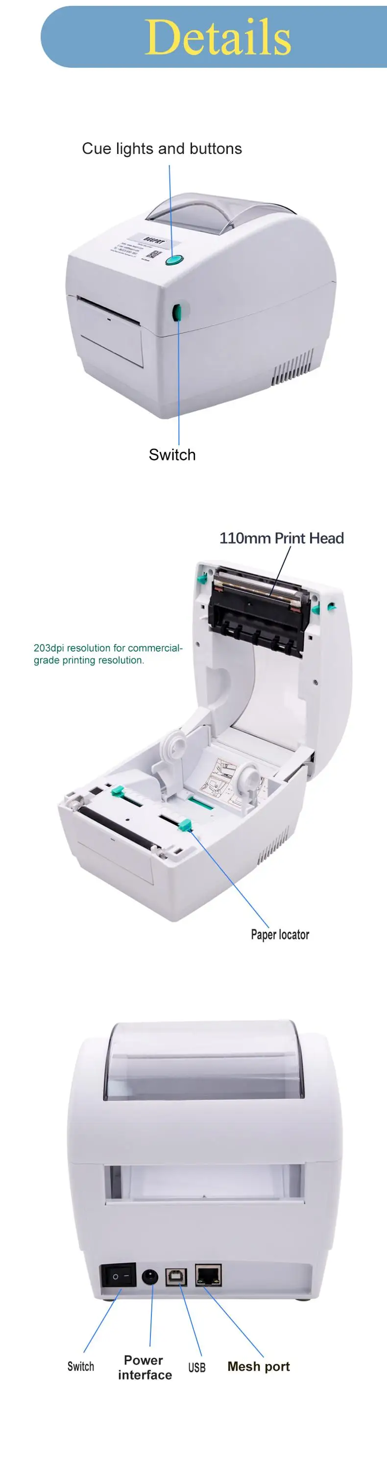 qirui fba label printer