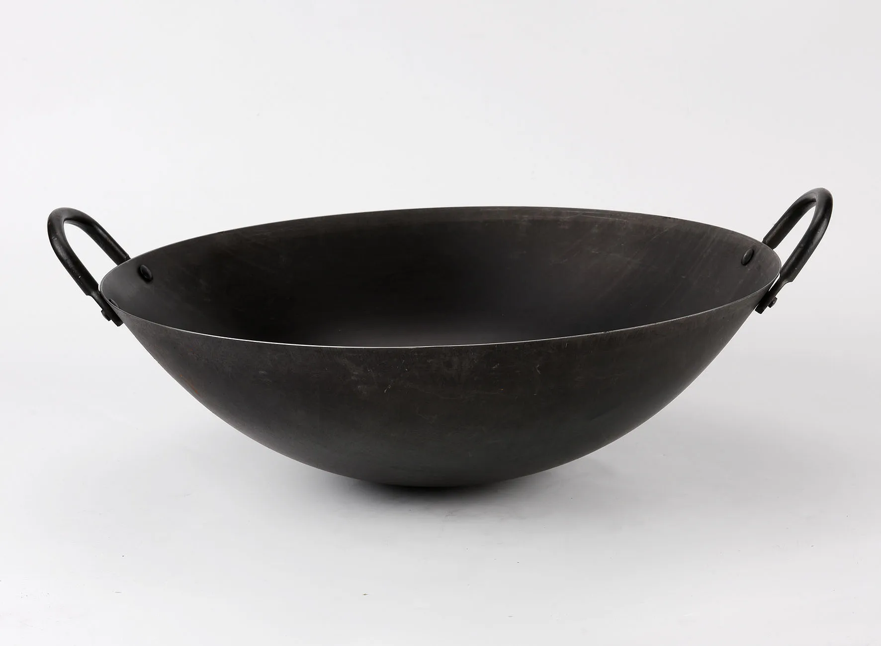 70cm/28inch Commercial Big Chinese Carbon Steel Spinning Wok For