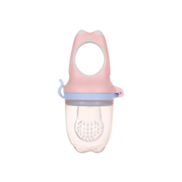 

Owl shape silicone baby pacifier sweet colors baby food feeder for training baby's bite and relieve teething