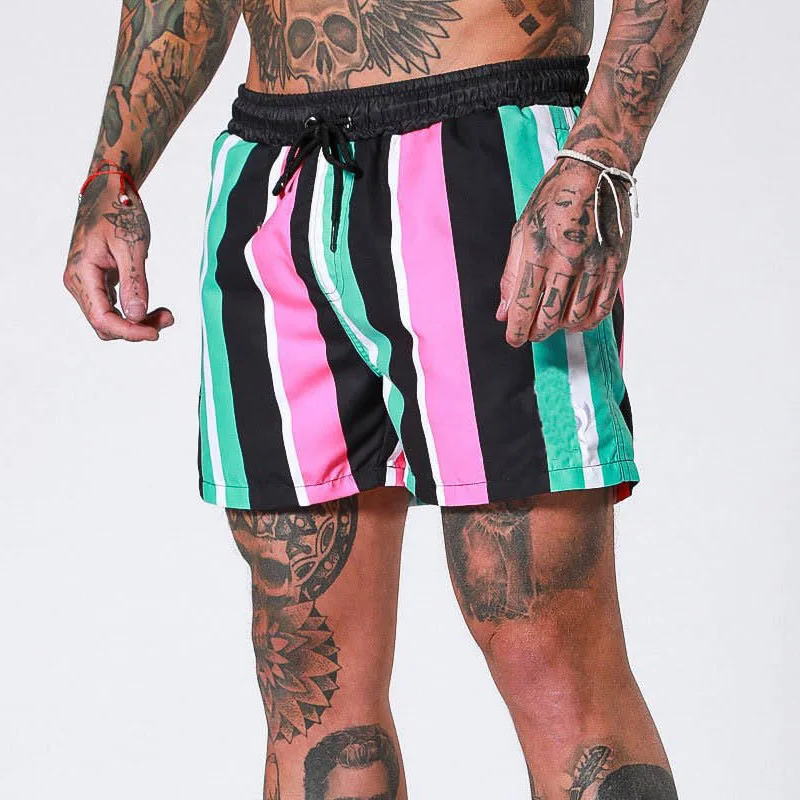 

Short Beach Pants Striped Short Beach Pants In Stock Beach Short, Custom color