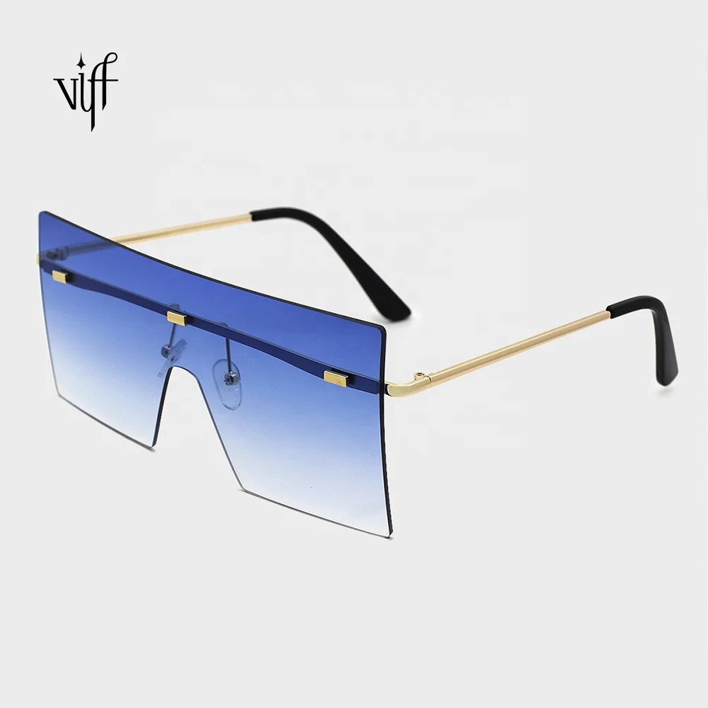 

VIFF HM20123 Hot Seller Eyewear Fashion Women Sun glasses Oversized Square Rimless Sunglasses