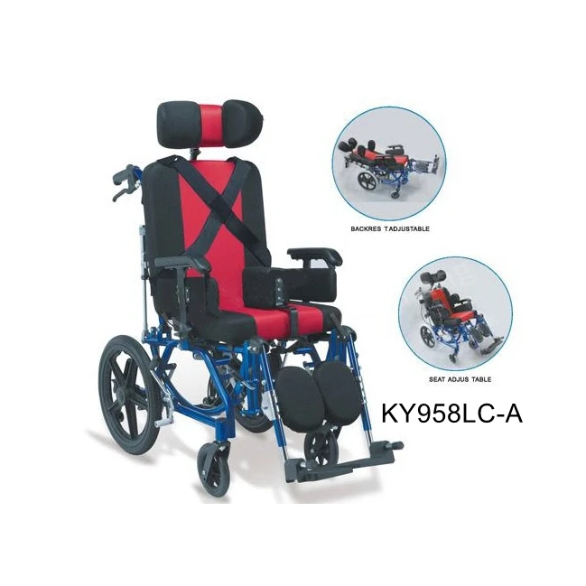 Adjustable Children Body Disabled Cerebral Palsy Wheelchair,Adult Brain Paralysis Patient Wheel