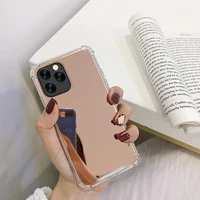 

For iPhone Accessories Mirror Phone Cases For iPhone 11 Shockproof TPU Cover Case For iPhone 11 Pro Max Silicon Covers Cases