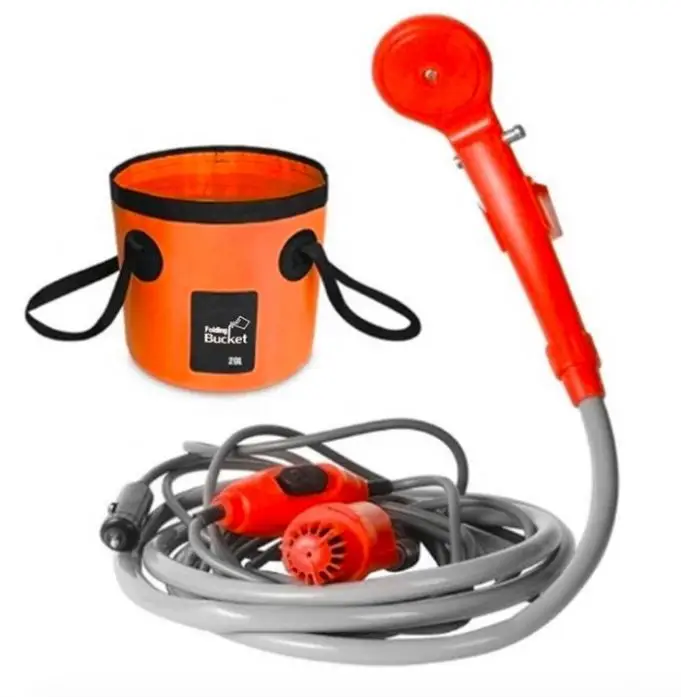 

OMIDA Portable Outdoor Shower, Battery Powered,Compact Handheld Rechargeable Camping Showerhead