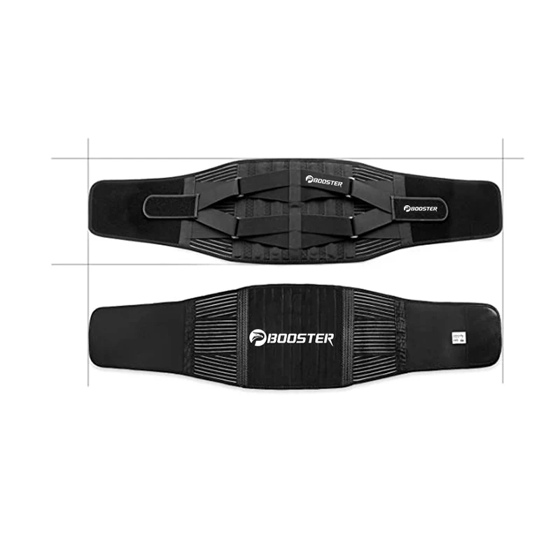 

Sports trainer waist slim waist support belt back support, Black