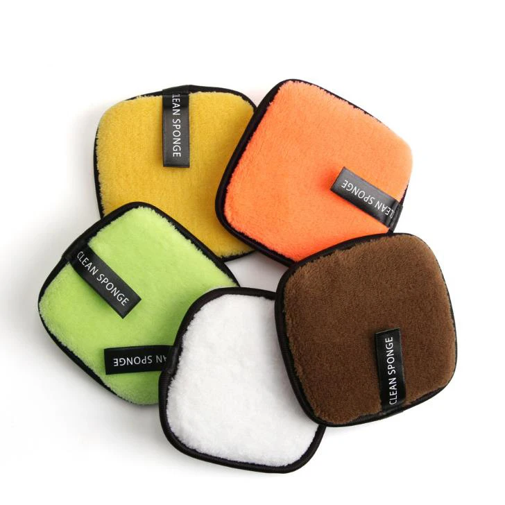 

Face Skincare Soft Microfiber Cleaner Makeup Remover Towel Reusable Cleansing Cotton Cloth Pads Plush Puff Beauty Tools