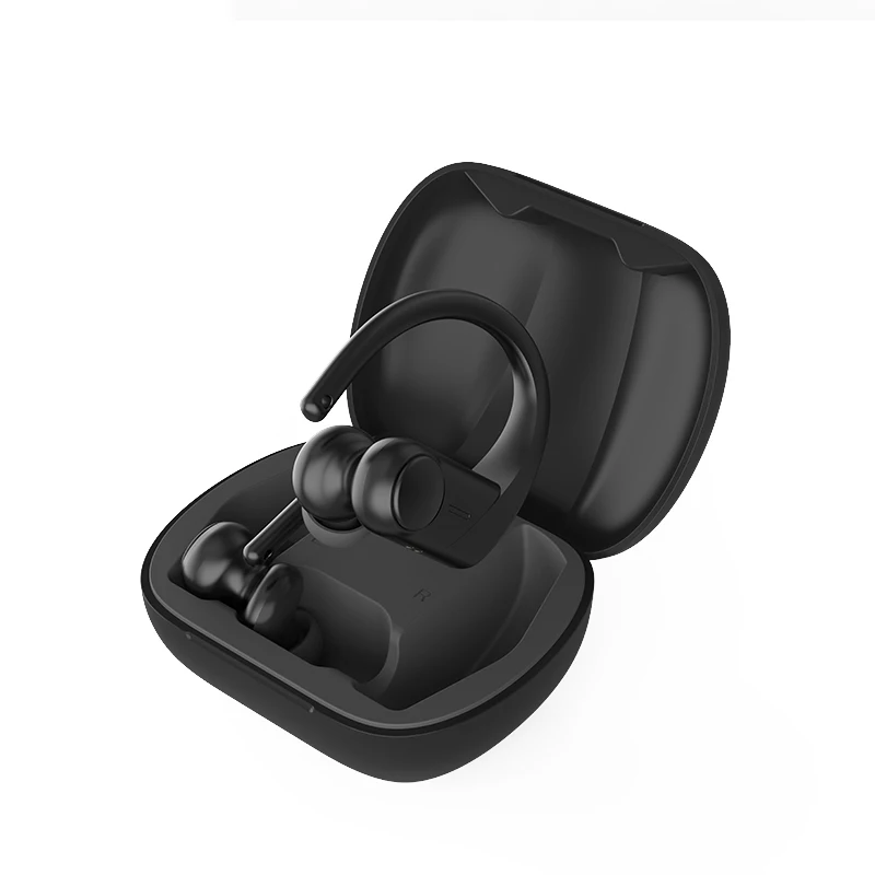 

IPX5 Waterproof Sport Earbuds TWS Earphone with 800mAh Charging Case Earhook In ear Earphone