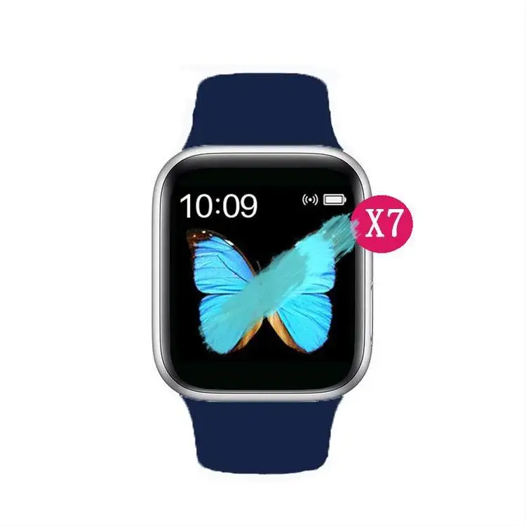

2021New Arrivals Smartwatch X7 High-Quality Bt Call Heart Rate Blood Pressure Wrist Sport Watch, Black,pink,white,green,blue