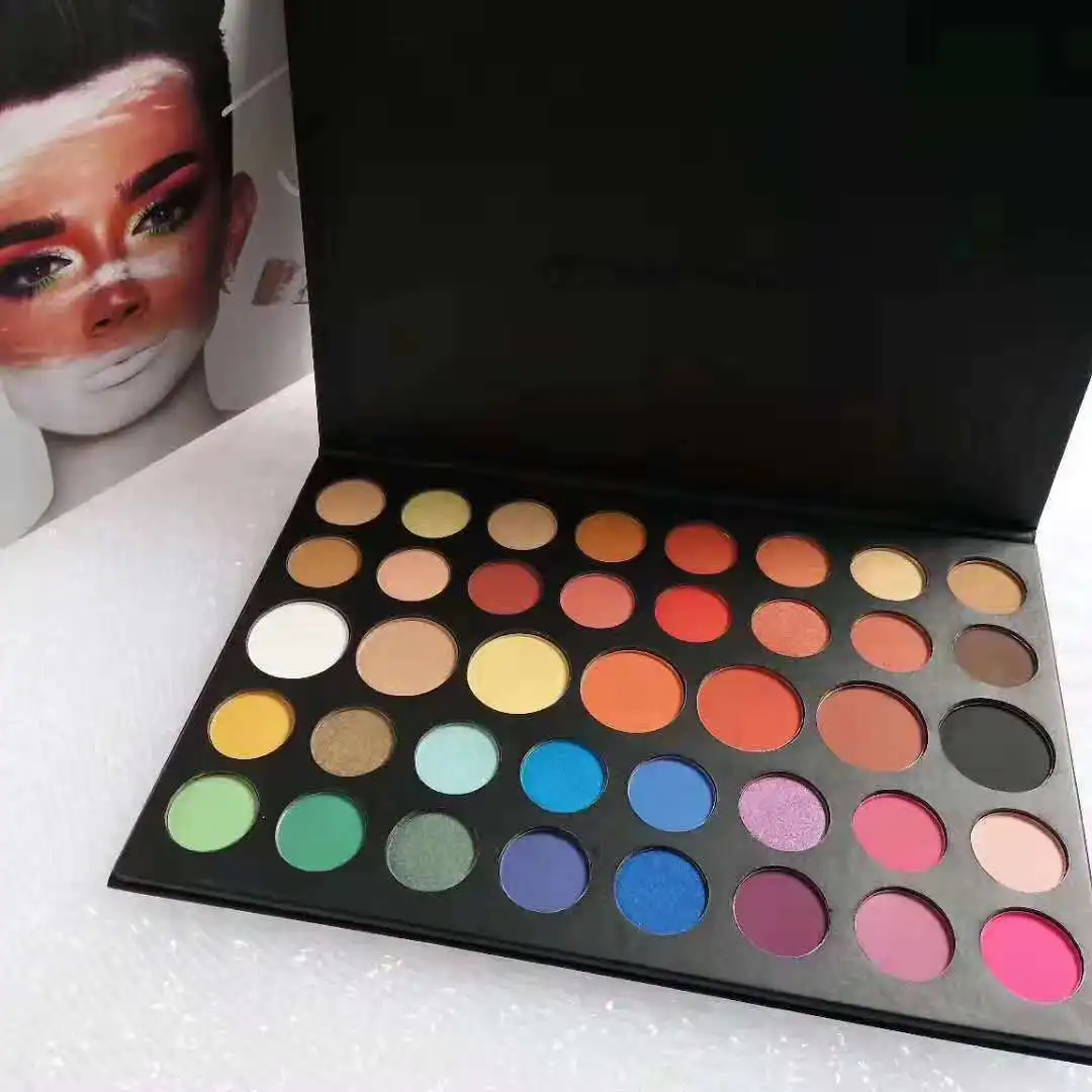 

New Style 39 Colors Glitter Matte Pigmented Eye Shadow Palette James Charles Nude Pearly Eyeshadow Palette For Eye Beauty Makeup