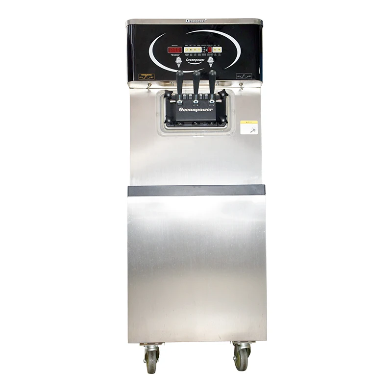 
oceanpower soft serve machine for make ice cream OP138CS with Twin Twist mquina de helados 