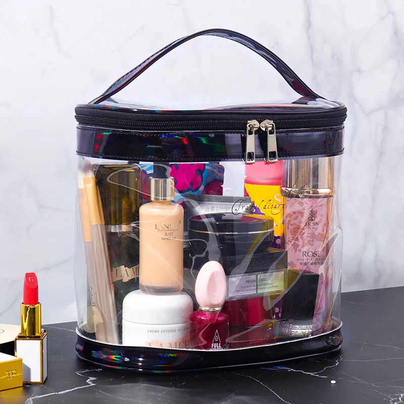 

Twinkle Custom With Clips Pockets And Make Ups Pvc Cosmetic Bags