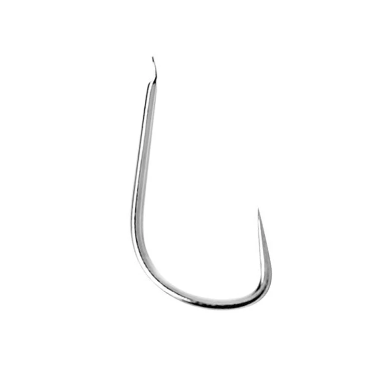 

High hardness and high carbon steel hook seawater freshwater mustad fishing hooks, Silver