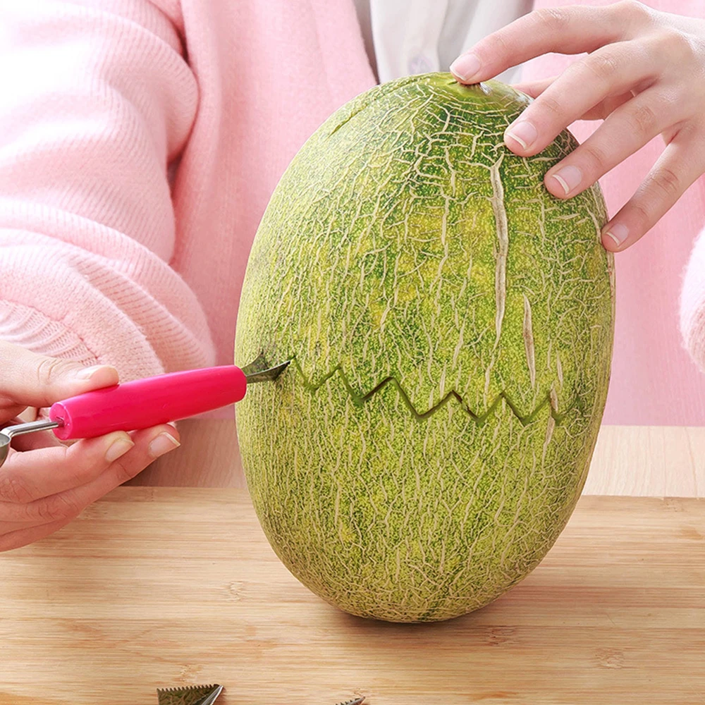 Placa de talla cuchillo de fruta Melón Cuchara Cuchara Sandía Cocina accessorisg
