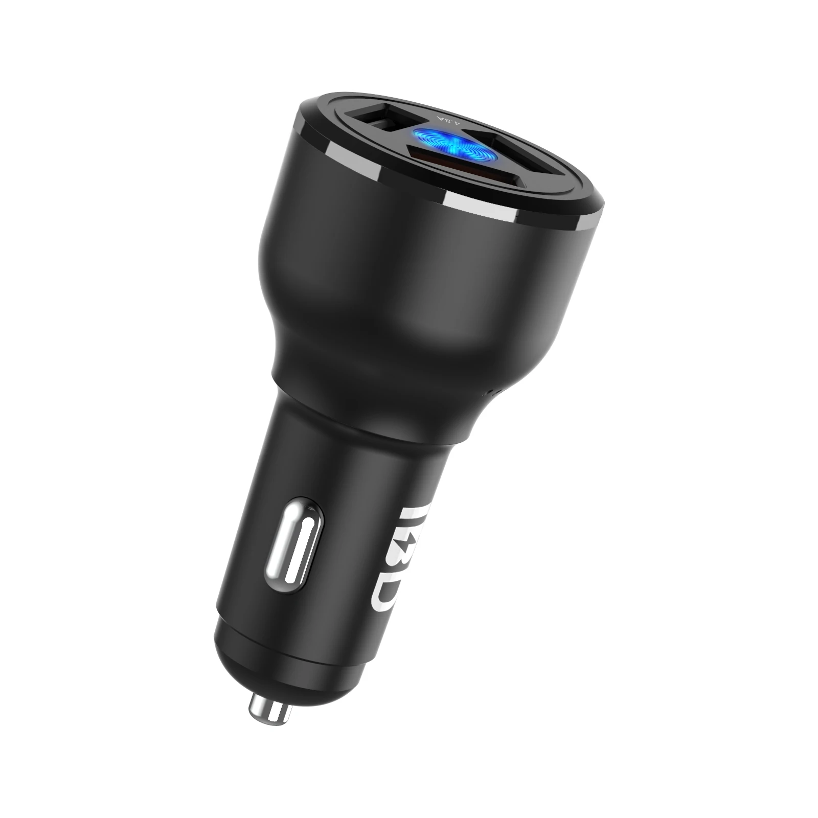 

IBD 2021 Hot Sale 42W 3 Port USB QC3.0 Car Charger For Mobile Phone, Black oem