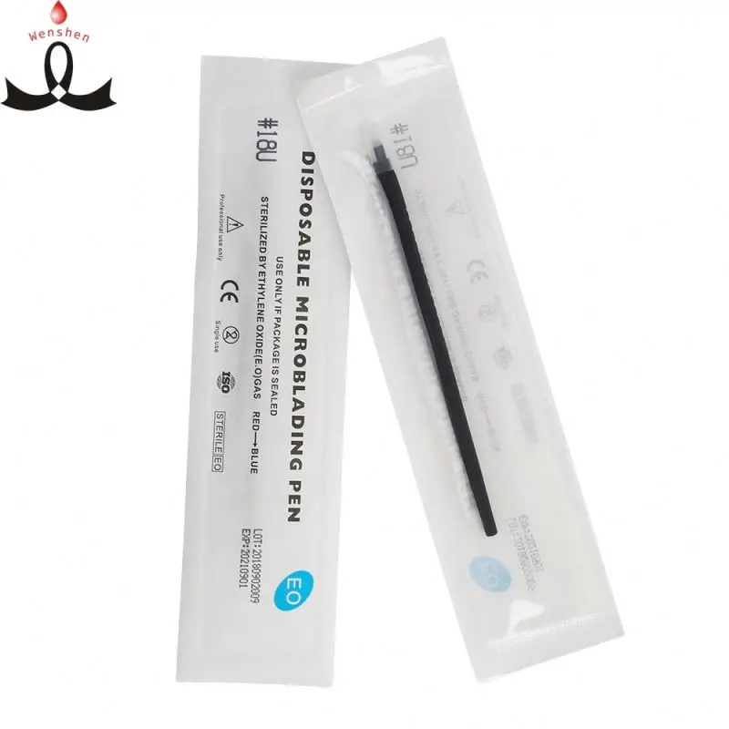 

Factory Direct #18U NAMI 0.16MM Disposable Microblading Pens for Students and Starters OEM with Low MOQ, Black