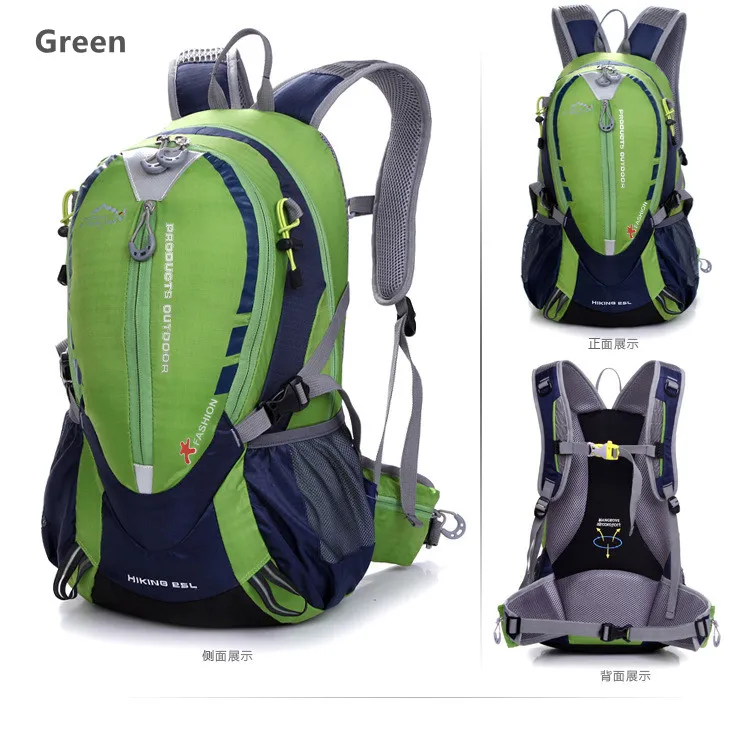

Customized backpack shoulder outdoor mountaineering bag sports and leisure cycling backpack, Red, green, blue, purple, black, orange, pink