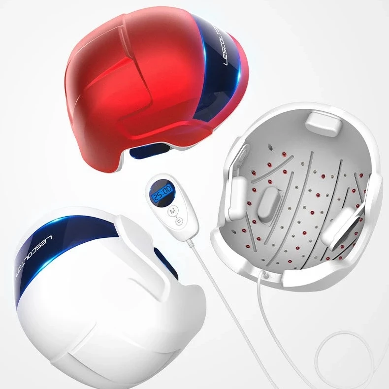 

Hair Growth And Laser Hair Regrowth Lescolton Helmet, White