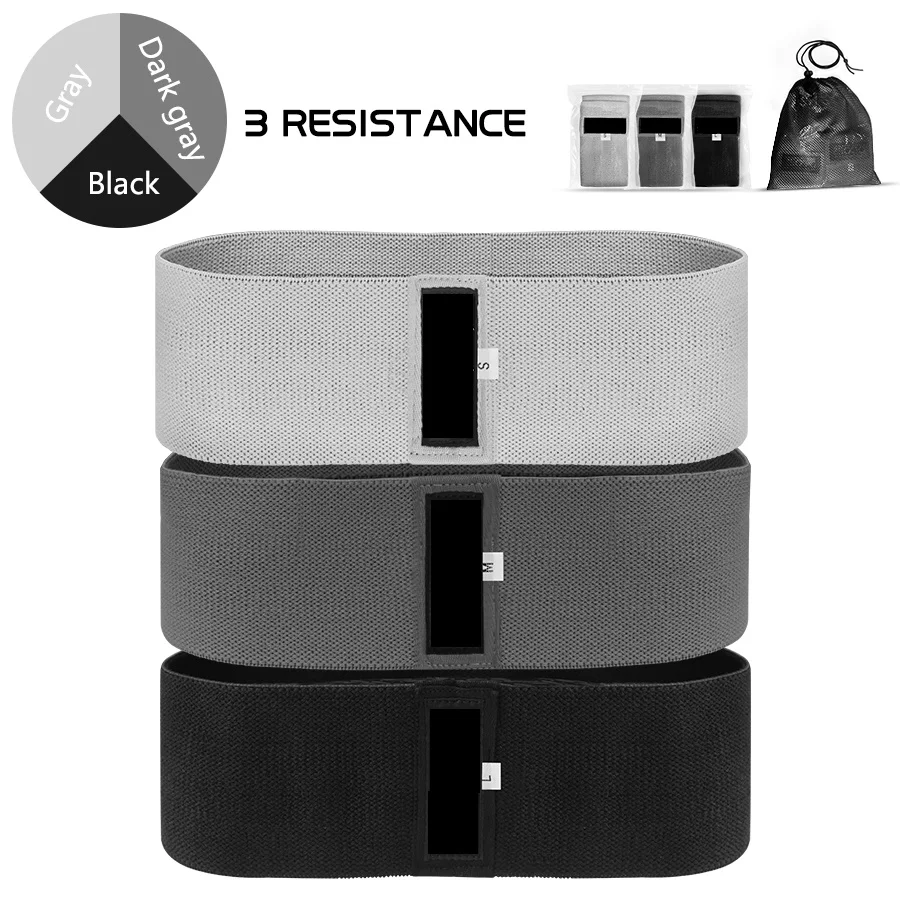 

Wholesale 3 Level Nonslip Elastic Band For Fitness Custom LOGO Workout Resistance Yoga Band Set