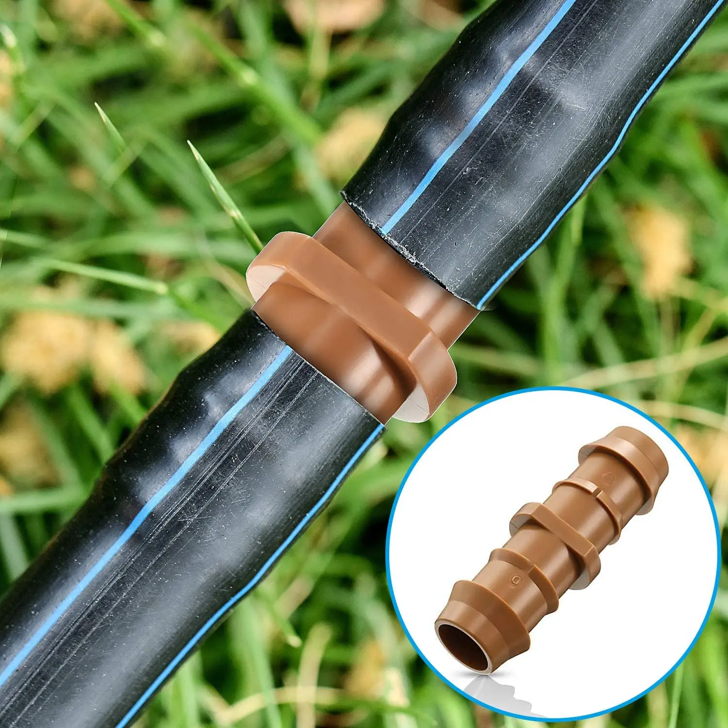 

Barb Connector Pe Pipe Fittings Irrigation Tube Fast Connector For Agriculture Irrigation, As shown