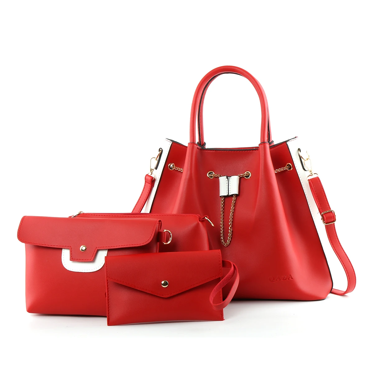 

LR80 large capacity leather wholesale bags womens handbags and purses 4 in 1 set