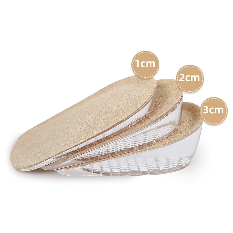 

honeycomb High Interior shoes padding invisible gel heel lifts 1.5cm 2.5cm 3.5cm height increase insole hidden lift insoles, Customized accept