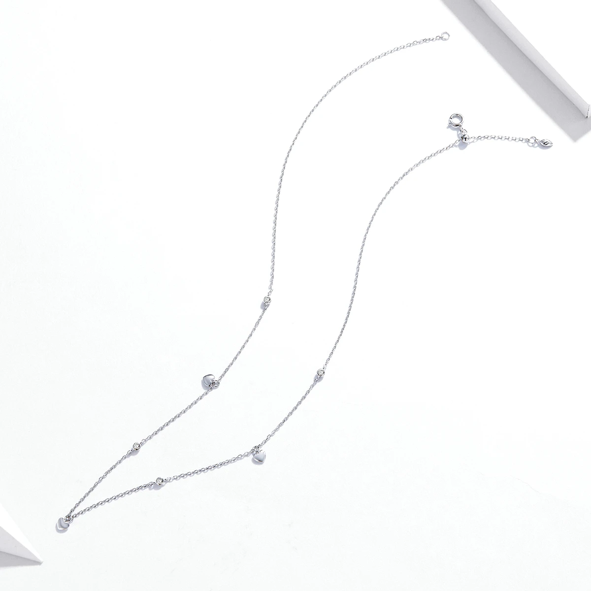 

New Arrival Accessories Women Pendant 925 Sterling Silver Heart Shaped Necklace