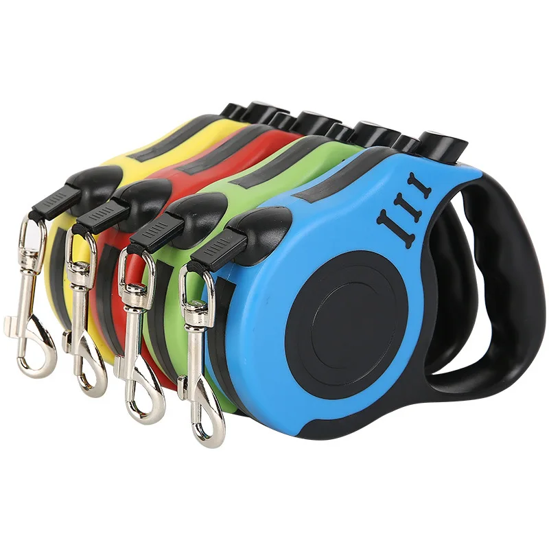 

Hot Sale Dog Outdoor Training Nylon Automatic Retractable Dog Leash