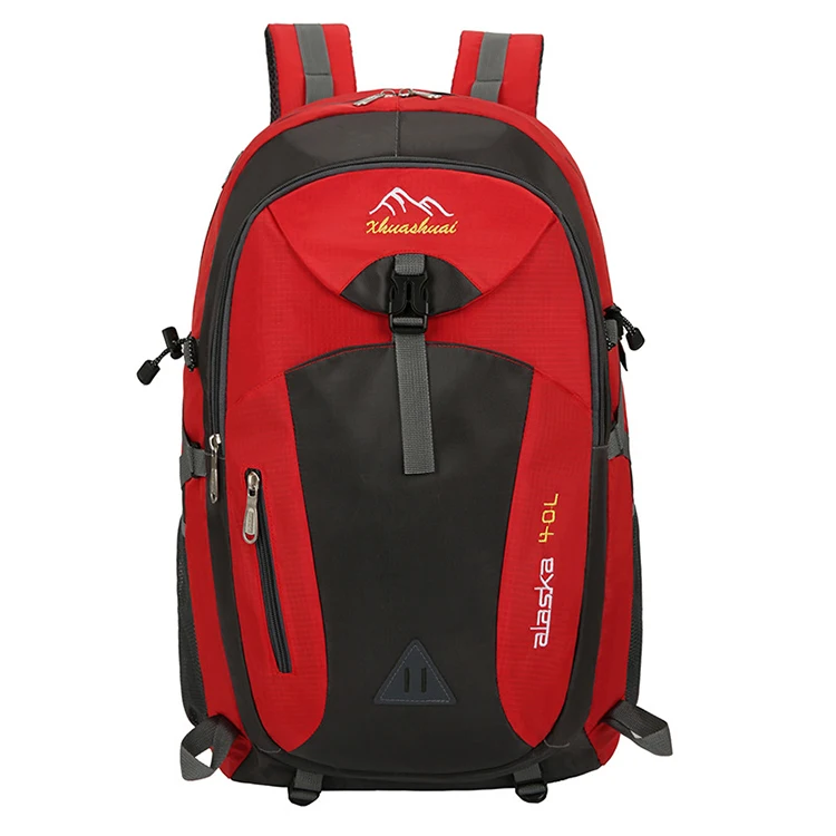 

FBP015 Custom logo nylon waterproof camping back pack sport hiking backpack 60l