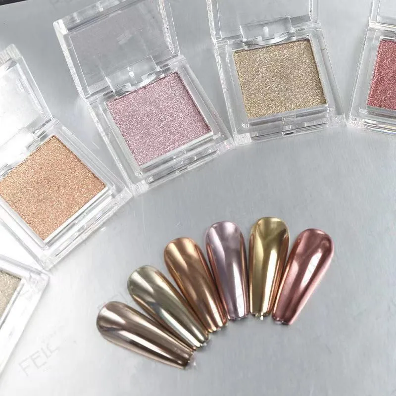 

Solid Mirror Powder For Nails Metalic Powder Nail Art Decorations