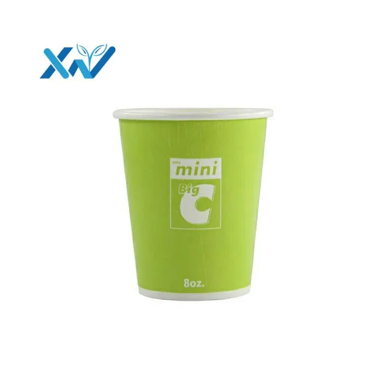 

Wholesale 8oz disposable custom print eco friendly hot drink coffee paper cup feature disposable