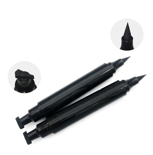 

low moq custom eyeliner stamp waterproof korean adhesive black 36h liquid oem pink eyeliner pen