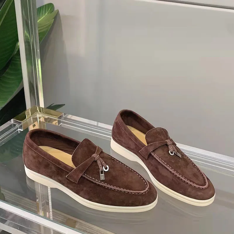 

woman leather famous brand flat shoes luxury brand designer flats men shoes