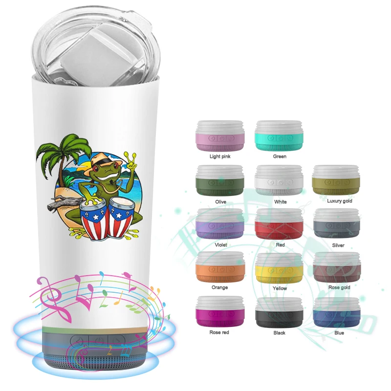 

Hanmoss New Product 18oz 500ml Termos Ninas Kids Water Cups Stainless Steel Thermal Bottle Speaker Cup