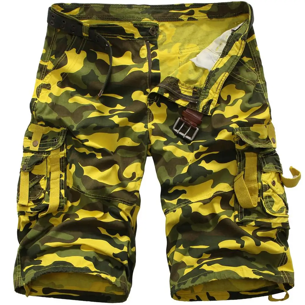 

Military Camouflage Men Casual Pants Cargo Shorts Men's Casual Shorts Pocket Bermuda Denim Shorts