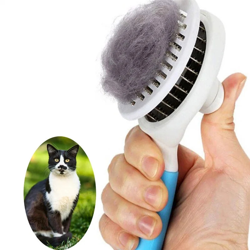 

Wholesale Best Selling Self Cleaning Pet Hair Grooming Brush for Dogs and Cats Deshedding Hair