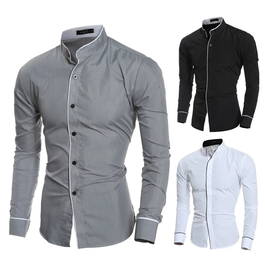 

wholesale casual men's shirts long sleeve shirt mens scope bottom shirts