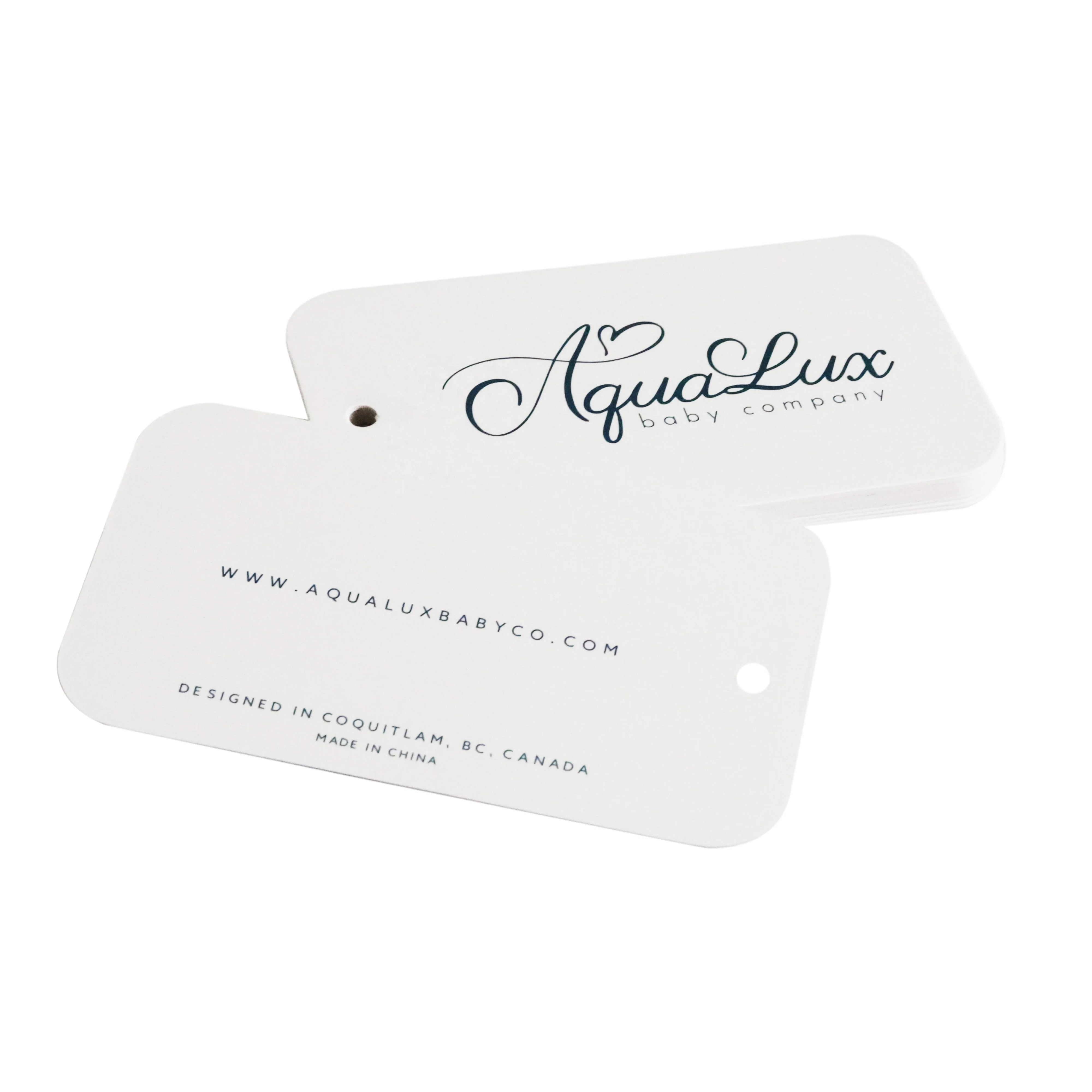 

Luxury Custom Garment Tags Paper Swing Hang Tag for Clothing Tags