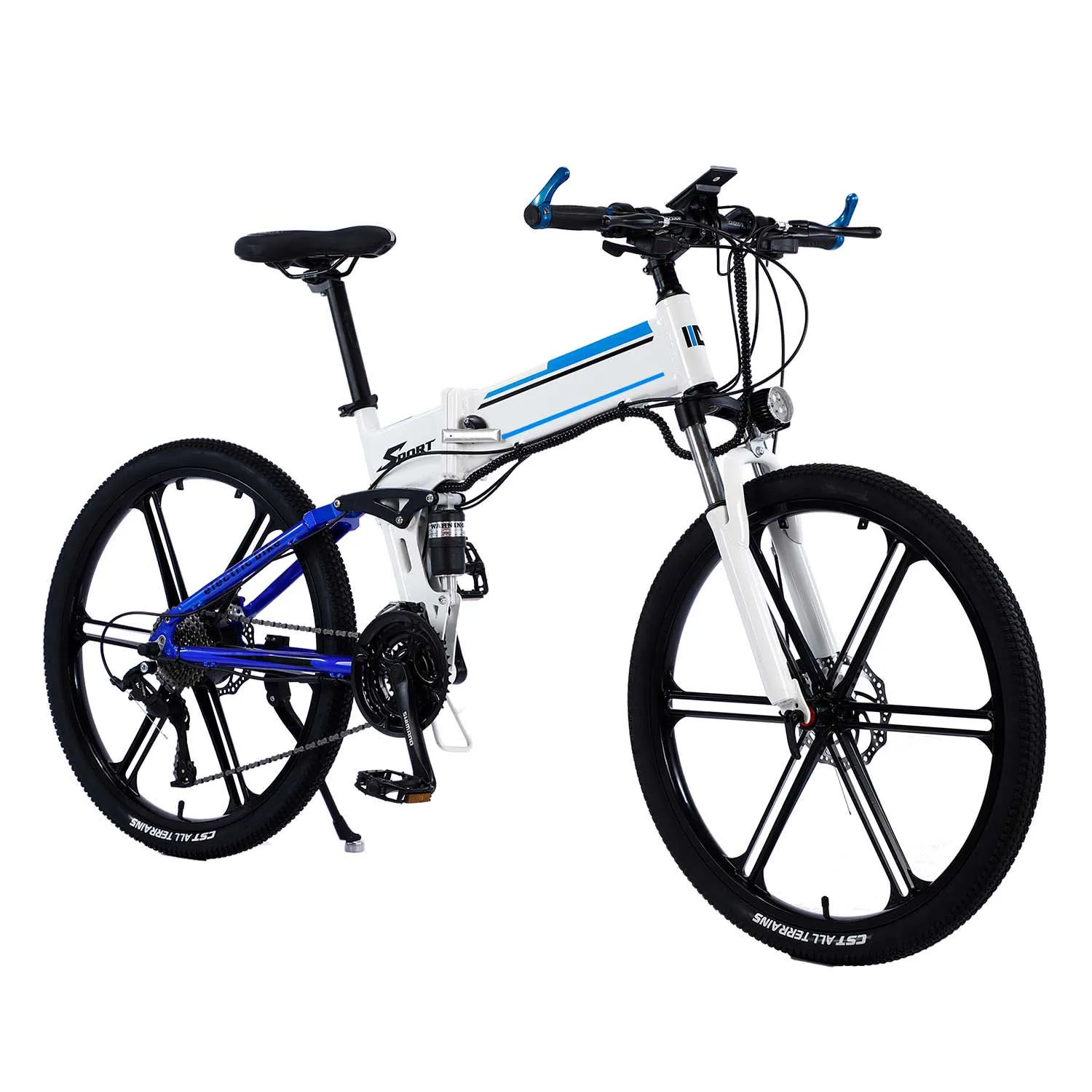 

Top Quality AKEZ 26 Inch 36V 350W 8AH 27S Foldable Electric Bicycle City Electric Bike