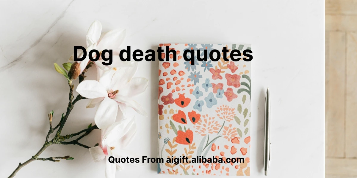 dog death quotes