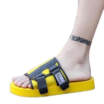 

New south Korean version of summer beach sandals for men's flip flops, As shown in figure