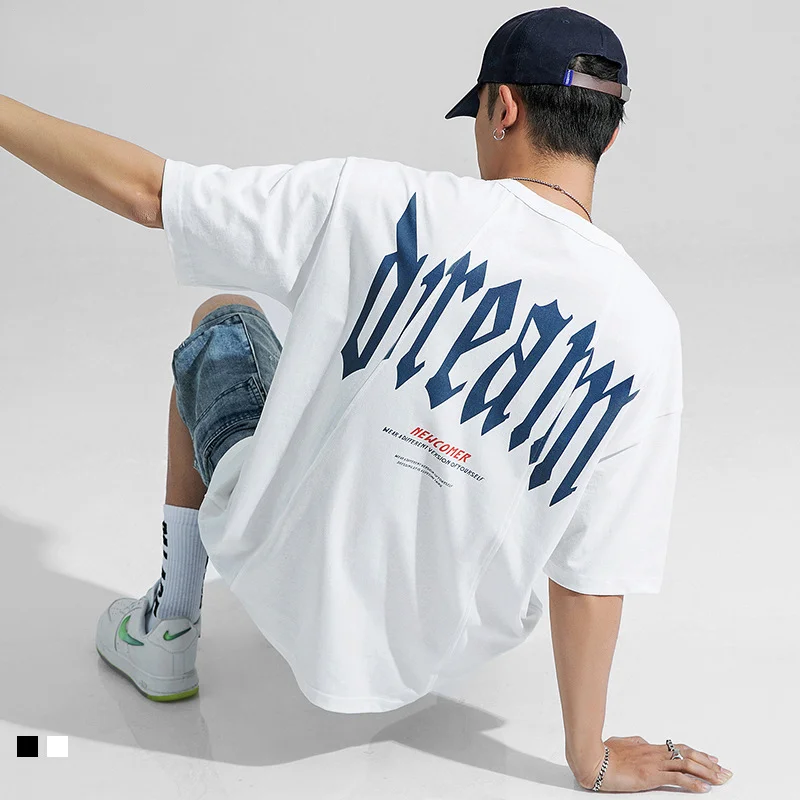 

2021 Summer new style men's short sleeve o-neck 100%cotton hip pop printed tshirts man