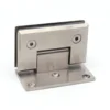 Stainless Steel 90 Degree Wall to Glass Shower Screen Door Hinges