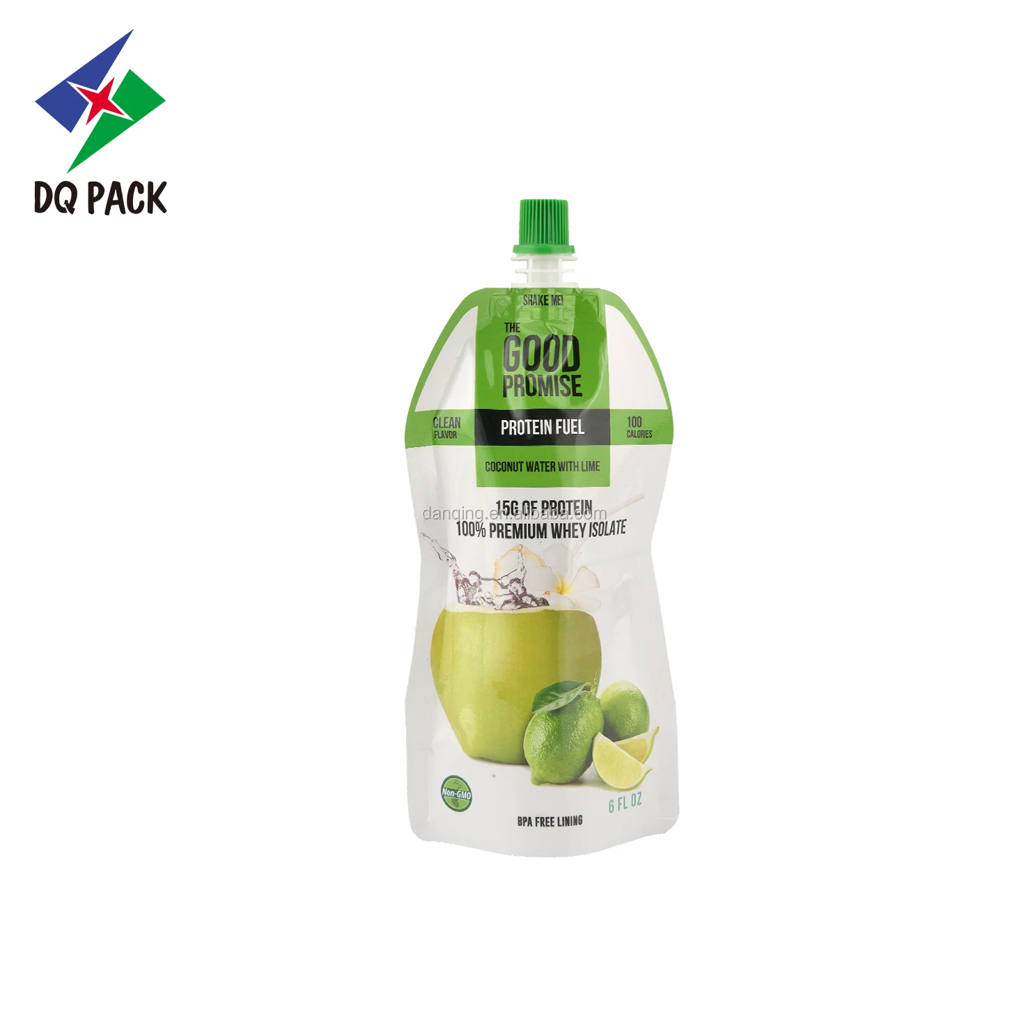 DQ PACK 500ml Plastic Palme Oil Packaging Stand Up Pouch Spout