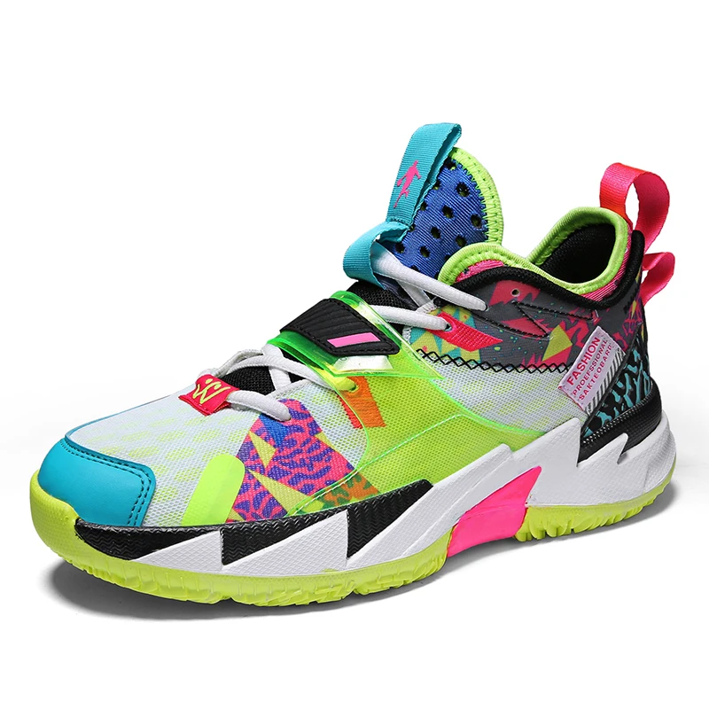 

New Fashion Comfortablen Three-color Basketball Sport Shoes Sneakers Casual Running Shoes