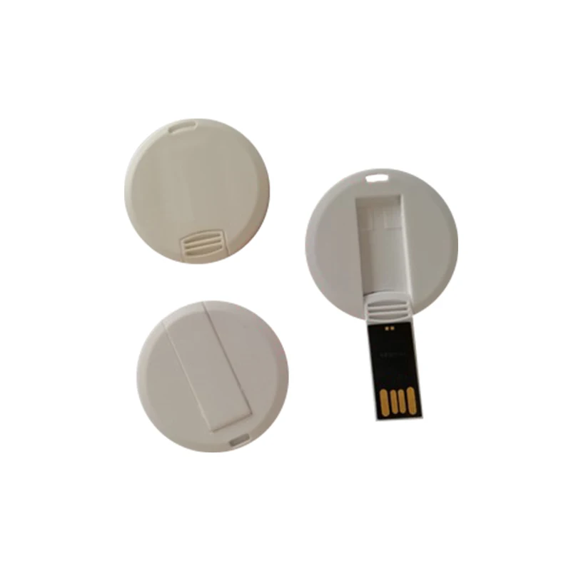 Custom and Cheap Price Round Card USB2.0 4GB/8GB/16GB/32GB/64GB USB Flash Drive - ANKUX.COM