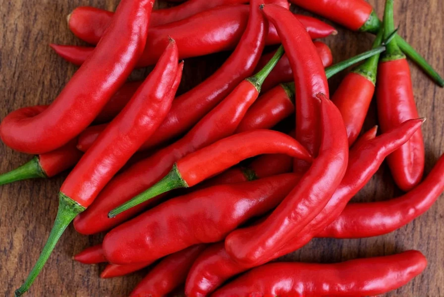Ancho chiles next to fresh poblano peppers showing the drying process