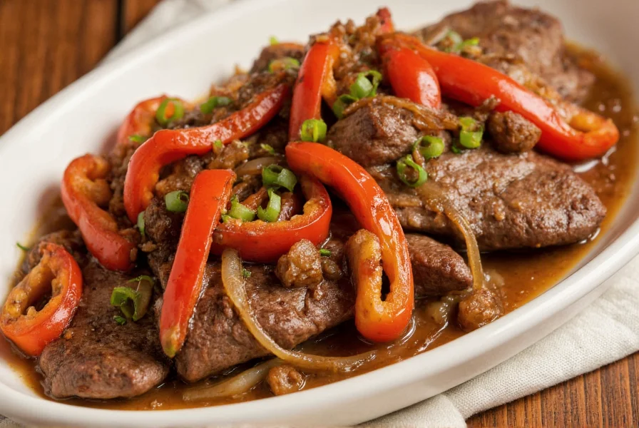 Perfect Pepper Steak Recipe with Onions and Peppers